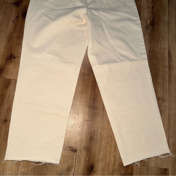 NWT High-Rise 90's Vintage Straight Jeans - Universal Thread Off-White Size 12 - Picture 5 of 12